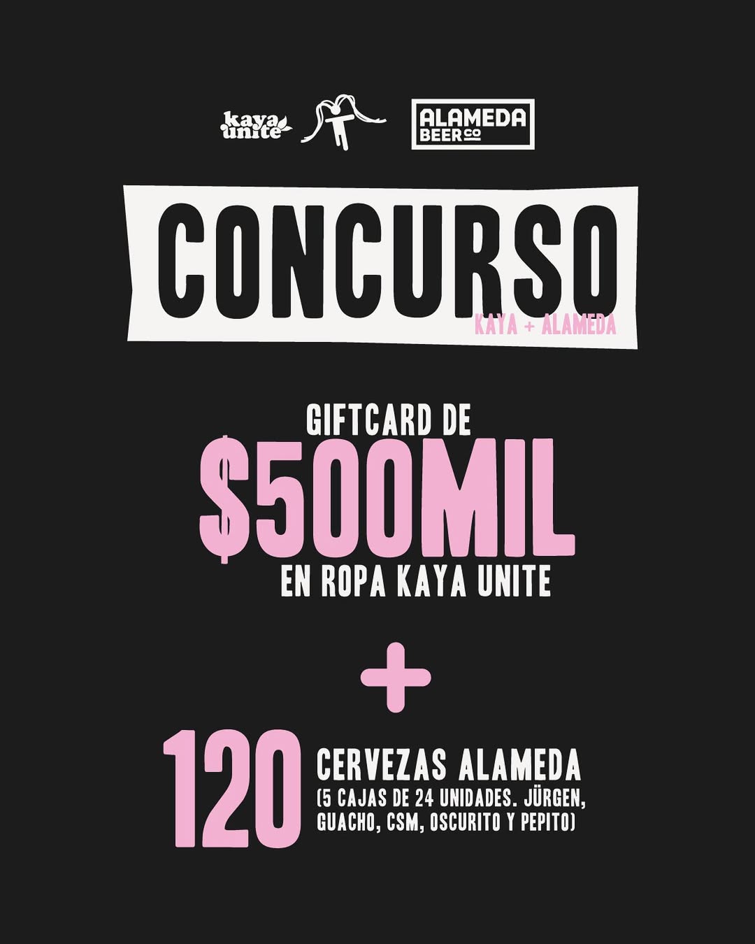 Kaya Unite — concurso con Alameda Beers