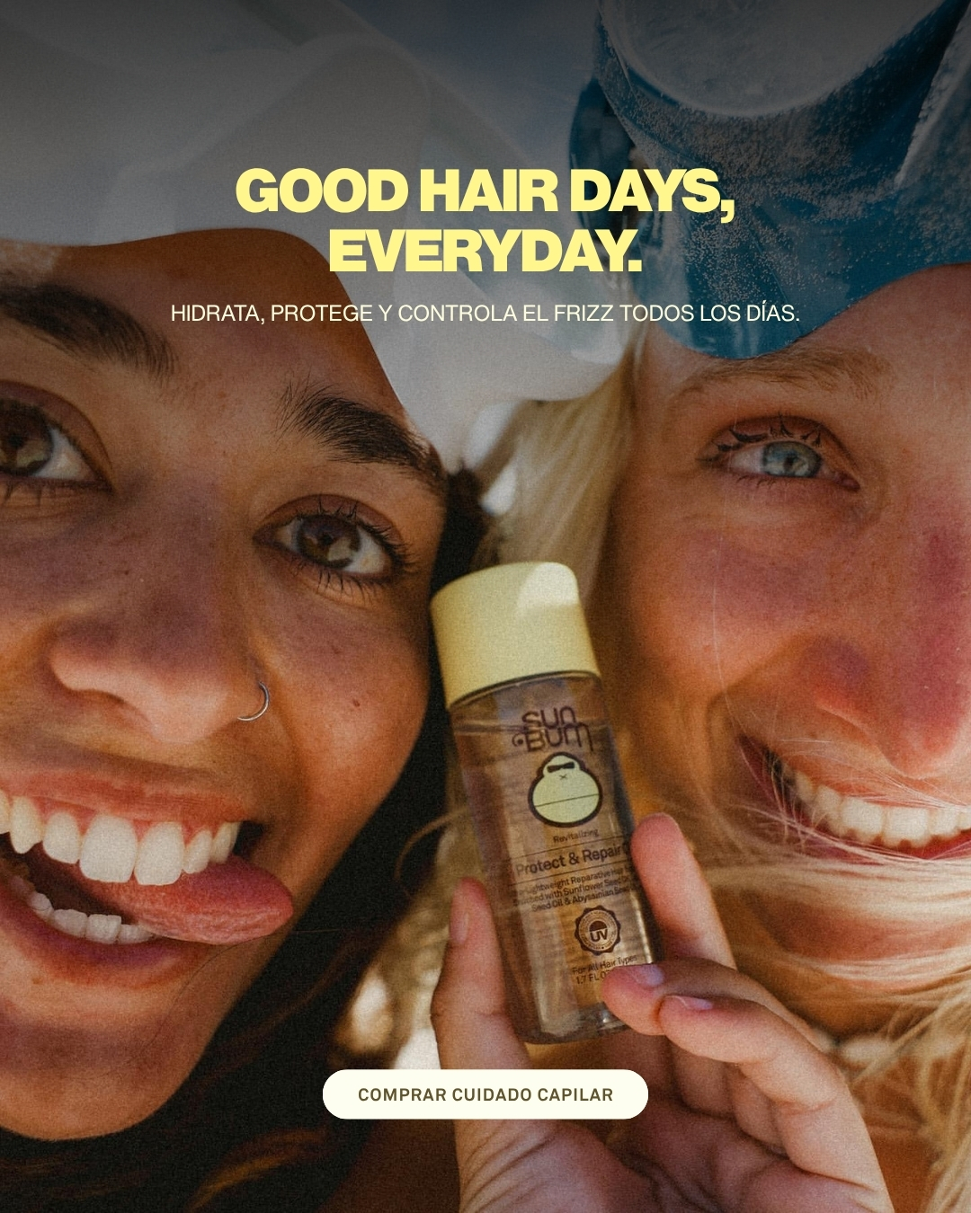Playa y Nieve — campaña Good Hair Days Everyday